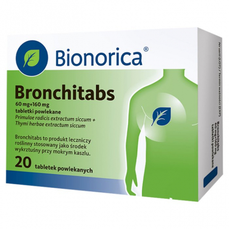 Bronchitabs 20 tabletek powlekanych