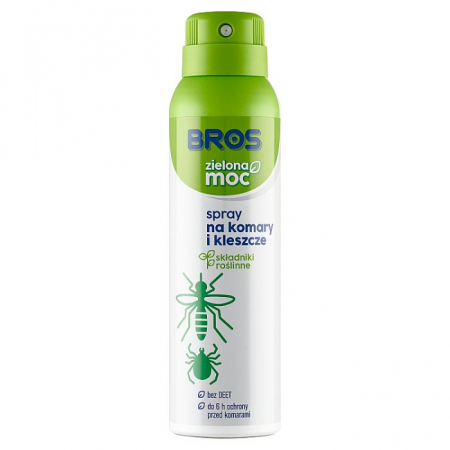 Bros Zielona moc spray na komary 90ml