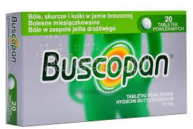 Buscopan 10 mg 20 tabletek drażowanych / Ból brzucha