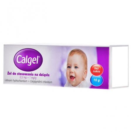 Calgel żel na dziąsła dla niemowląt 10 g