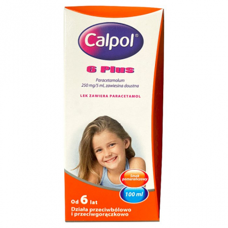 Calpol 6 Plus (smak pomarańczowy) 100 ml