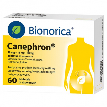Canephron - Zapalenie pęcherza 60 tabletek drażowanych