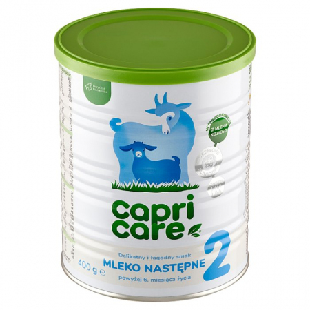 Capricare 2 mleko następne oparte na mleku kozim od 6 miesiąca, 400 g