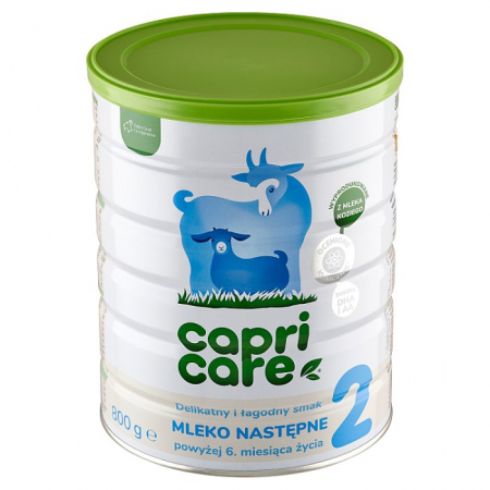 Capricare 2 mleko następne oparte na mleku kozim od 6 miesiąca, 800 g