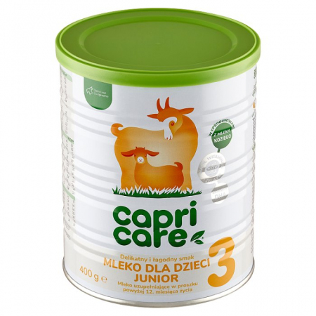 Capricare 3 Junior mleko następne oparte na mleku kozim po 12 miesiącu, 400 g