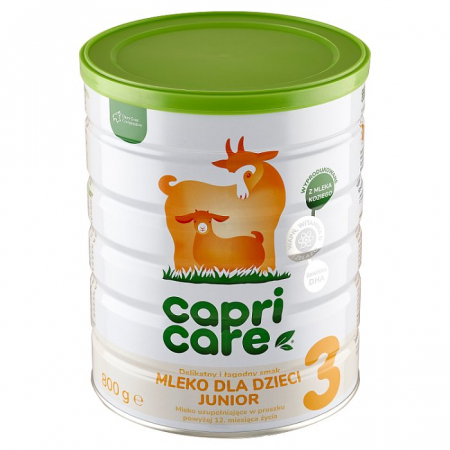 Capricare 3 Junior mleko następne oparte na mleku kozim po 12 miesiącu, 800 g