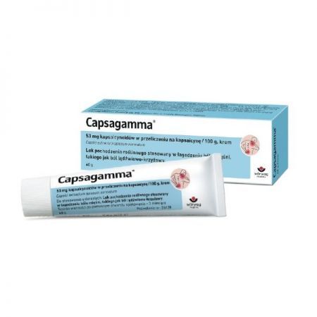 Capsagamma krem 53 mg/100 g 40 g