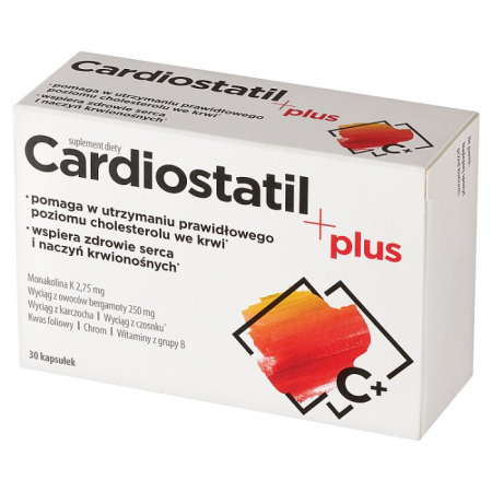 Cardiostatil Plus kapsułki twarde na cholesterol, 30 szt.