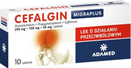 Cefalgin 10 tabletek