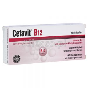 Cefavit B12 60 tabletek do żucia