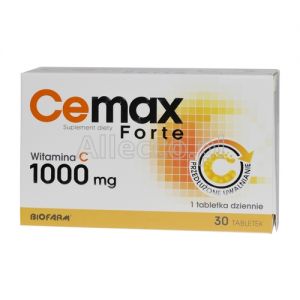 CeMax Forte 1000 mg 30 tabletek o przedłużonym działaniu / Odporność