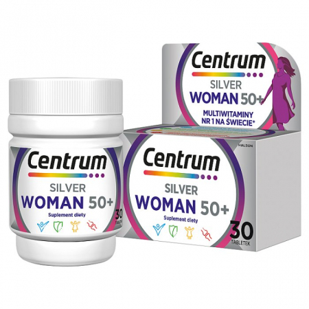 Centrum Silver Woman 50+ multiwitamina dla kobiet tabletki, 30 szt.