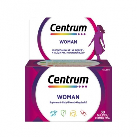 Centrum Woman tabletki z witaminami i minerałami dla kobiet, 30 szt.