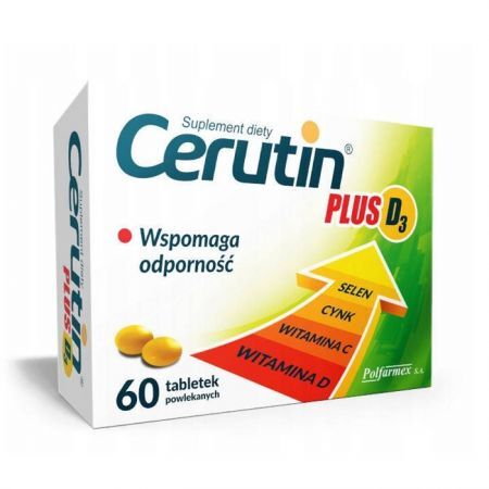 Cerutin Plus D3 60 tabletek powlekanych