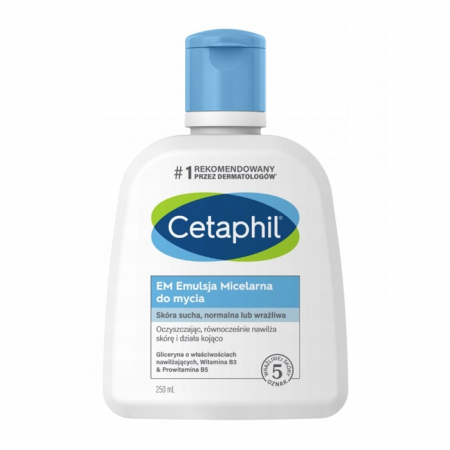 Cetaphil EM emulsja micelarna do mycia do skóry suchej i wrażliwej, 250 ml