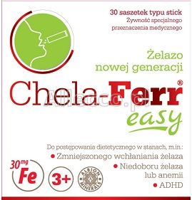 Chela-Ferr Easy 30 saszetek / Żelazo