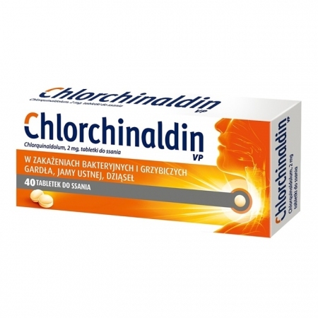 Chlorchinaldin VP 40 tabletek do ssania