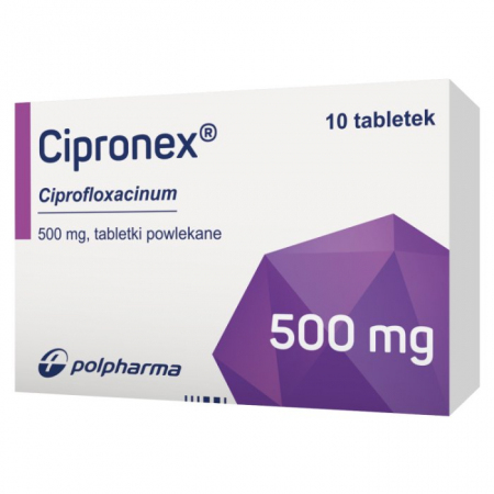 Cipronex 500 mg  10 tabletek