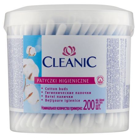 CLEANIC Patyczki higieniczne (pudełko) 200 szt.
