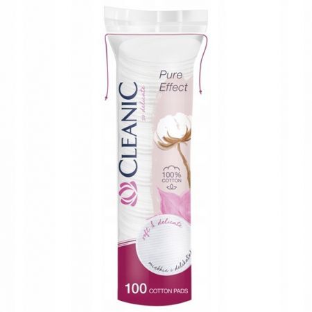 Cleanic Pure Effect Płatki kosmetyczne 100 sztuk