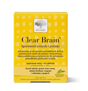 Clear Brain 60 tabletek / Sprawność umysłu