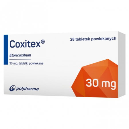 Coxitex 30 mg tabletki powlekane, 28 szt.