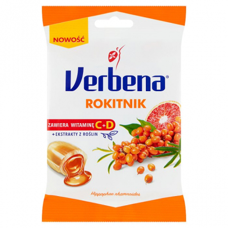 Cukierki VERBENA Rokitnik+vit.C+D 60g