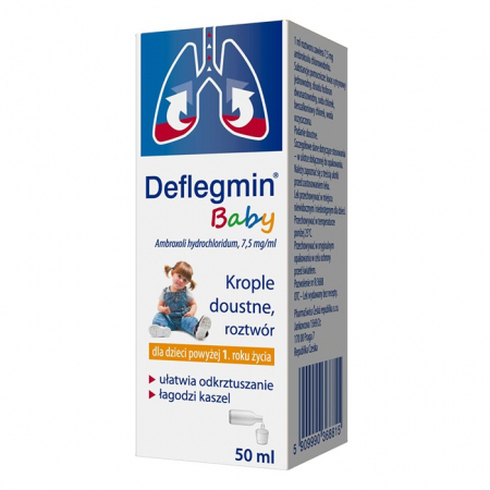 Deflegmin Baby  krople 0,75%  50 ml