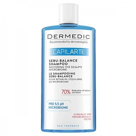 Dermedic Capilarte Sebu-Balance szampon do włosów przetłuszczających się, 300 ml