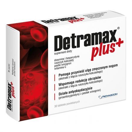 Detramax Plus 30 tabletek powlekanych / krążenie / żylaki
