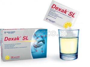 Dexak SL 25 mg 20 saszetek z proszkiem do sporządzenia roztworu