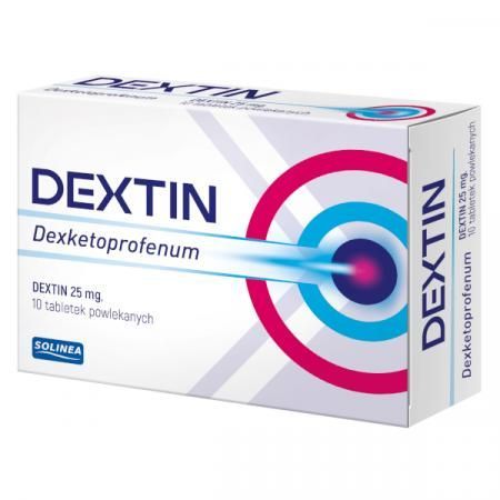 Dextin 25 mg 10 tabletek powlekanych