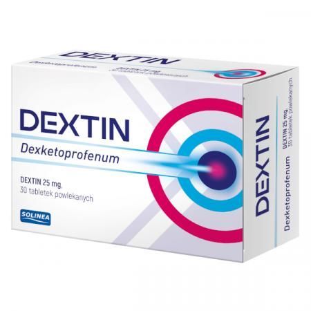 Dextin 25 mg 30 tabletek powlekanych