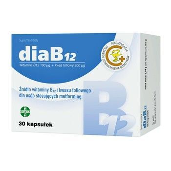 DiaB12 60 kapsułek / Witamina B12