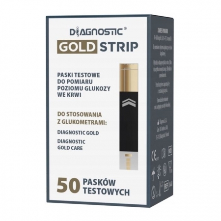Diagnostic Gold Strip paski testowe do glukometru, 50 szt.