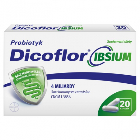 Dicoflor Ibsium kapsułki na dyskomfort jelitowy, 20 szt.