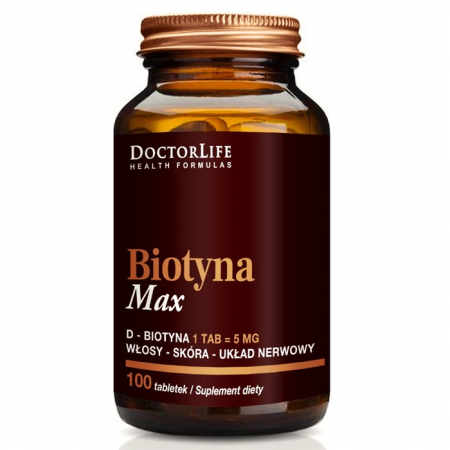 DoctorLife Biotyna Max tabletki, 100 szt.