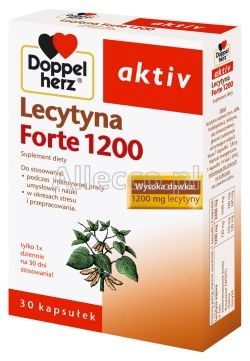 DOPPELHERZ AKTIV Lecytyna 1200 Forte 30 kaps.