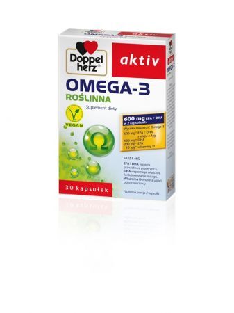 Doppelherz Aktiv Omega-3 Roślinna 30 kapsułek