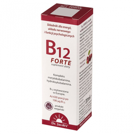 Dr. Jacob's Witamina B12 Forte krople, 20 ml