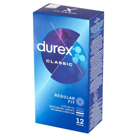 Durex  Classic  prezerwatywy klasyczne 12 szt