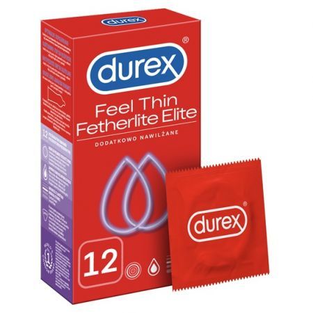 Durex  Fetherlite Elite 12 szt prezerwatywy ultracienkie