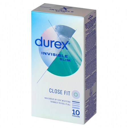 Durex Invisible CloseFit Prezerwatywy  10 sztuk