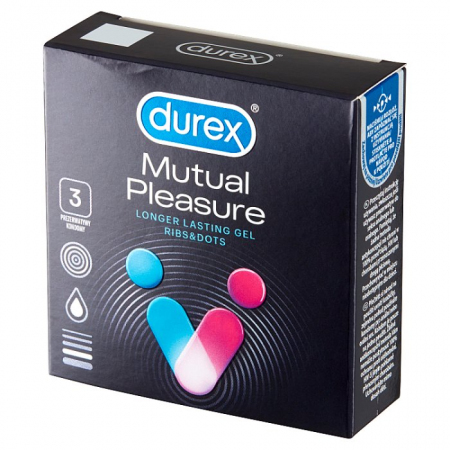 DUREX Mutual Pleasure Prezerwatywy stymulujące 3 szt.