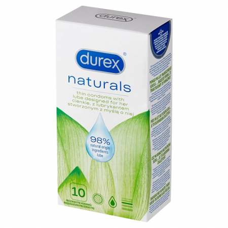 Durex Naturals Prezerwatywy 10 szt.