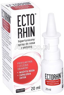 Ectorhin hipertoniczny spray do nosa z ektoiną 20 ml