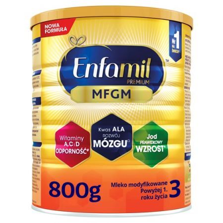 Enfamil Premium 3 mleko modyfikowane w proszku 800 g 12 miesięcy +