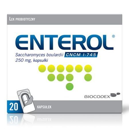 Enterol 250 mg 20 kapsułek / Probiotyk