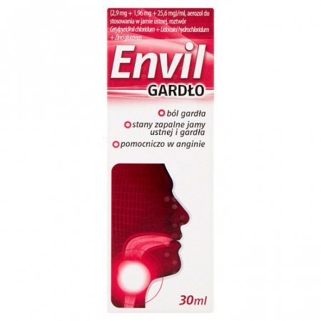 Envil gardło 30 ml / Stany zapalne gardła