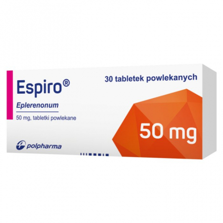Espiro 50 mg, 30 tabletek powlekanych